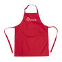 Personalised Kid's Red Santa's Little Helper Apron, thumbnail 7 of 8