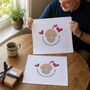 Personalised Handkerchief Pair Gift For Grandad, thumbnail 3 of 10