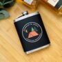 Personalised Adventure Responsibly Hip Flask, thumbnail 1 of 3