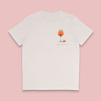 Aperol Spritz Cocktail Women's T Shirt, 2 of 2