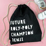 Personalised Future Star Organic Cotton School Bag, thumbnail 1 of 3