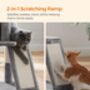 96cm Cat Tree Tower Light Grey With Side Slope, thumbnail 9 of 12