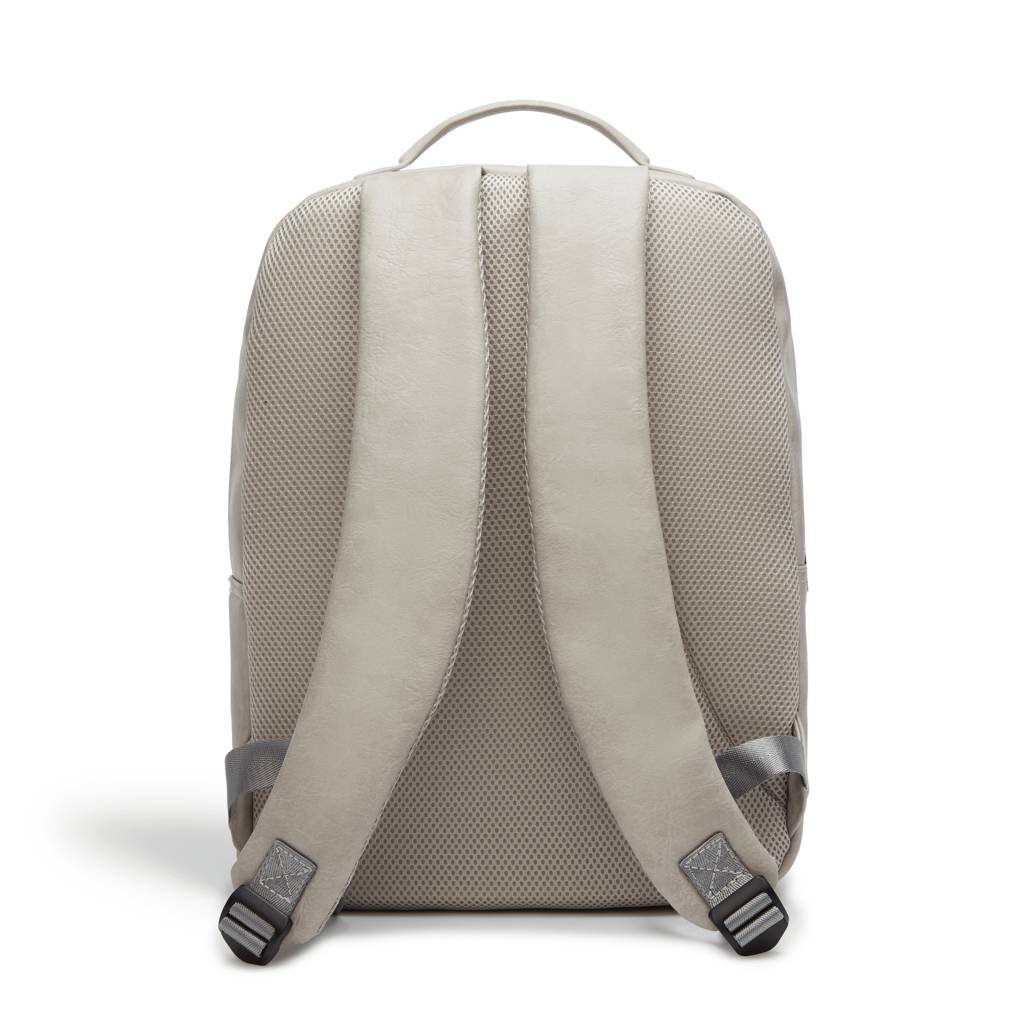 Grey Unisex Vegan Laptop Backpack By Brand X