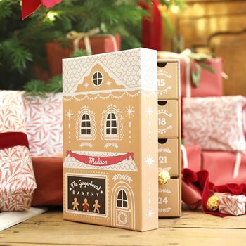 Personalised Fill Your Own Gingerbread Advent Calendar, 4 of 5