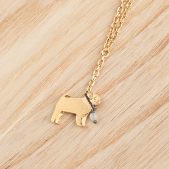 Pug Necklace In Solid 925 Sterling Silver, 4 of 6