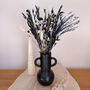 Black And White Dried Flowers With Vase; Modern Home Decor, thumbnail 4 of 5