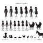 Personalised My Family Silhouette Print, thumbnail 2 of 10