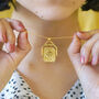 Gold Filled Celestial Spinner Necklace, thumbnail 6 of 8