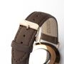 Men's Modern Vintage Personalised Leather Watch, thumbnail 8 of 12