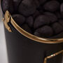Black Brass Handle Coal Bucket, thumbnail 6 of 7