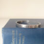 Stamped Aluminium Bracelet – 'Though She Be But Little, She Is Fierce' Shakespeare Quote, thumbnail 3 of 8