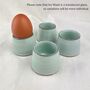 Fair Trade Minimalist Stoneware Conical Eggcup Saki Cup, thumbnail 5 of 12