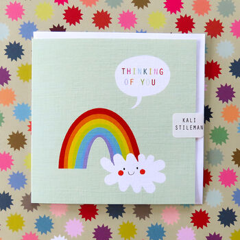 Rainbow Thinking Of You Card, 5 of 5