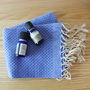 Colourful Hand Woven Cotton Hamam Hand Towel, thumbnail 7 of 12