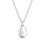 Diamond Teardrop Urn Necklace 925 Silver, thumbnail 1 of 5