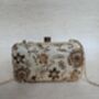 Light Gold Rectangular Clutch, thumbnail 3 of 9