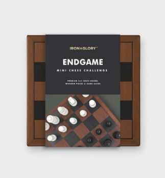Iron And Glory Wooden Endgame Chess, 2 of 4