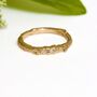 Gold And Diamond Nature Twig Wedding Ring, thumbnail 3 of 7