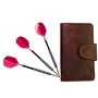 Personalised Leather Darts Wallet Case, thumbnail 2 of 10