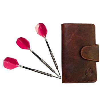 Personalised Leather Darts Wallet Case, 2 of 10