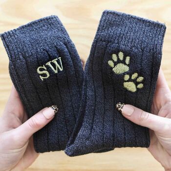 Personalised Dog Lover Walking Socks And Soap Gift Set, 2 of 4