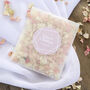 10 Personalised Pink Geometric Wedding Confetti Sachets, thumbnail 3 of 9