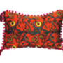 The Orange Decorative Thistle Eco Friendly Cushion, thumbnail 2 of 3