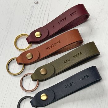 Mother's Day Mini Message Leather Keyring, 2 of 6