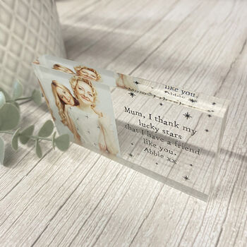 Mum, I Thank My Lucky Stars Acrylic Block, 4 of 8