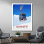 Banff Ski Resort Poster, thumbnail 2 of 6