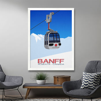 Banff Ski Resort Poster, 2 of 6