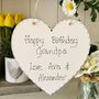 Personalised Birthday Name Heart 50th 60th 70th, thumbnail 3 of 11