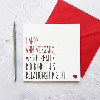 'rocking This Relationship' Anniversary Card By Purple Tree Designs ...