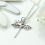 Sterling Silver Dragonfly Necklace, thumbnail 2 of 4