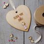 Personalised New Baby Girl Heart, thumbnail 1 of 6