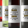 Personalised Wine Label 'An Amazing Son', thumbnail 2 of 2