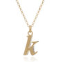 Personalised Lowercase Initial Charm Necklace, thumbnail 3 of 6