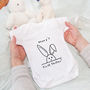 Personalised 'Babies First Easter' Baby Grow, thumbnail 1 of 6