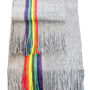Rainbow Stripe Blanket Scarf, thumbnail 5 of 7