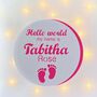 New Baby Arrival Announcement Plaque, Photo Prop, thumbnail 6 of 12