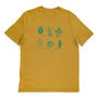Organic Mens Leafy Tee T Shirt, thumbnail 1 of 3