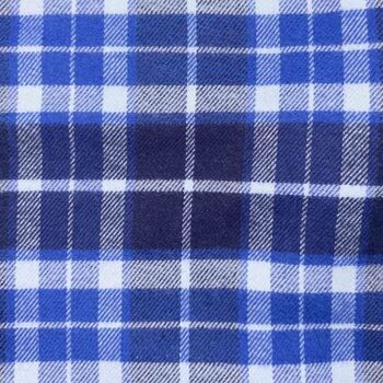Men's 'Celt Navy' Tartan Brushed Cotton Pyjama Set, 3 of 3