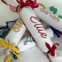 Personalised Embroidered Fabric Christmas Cracker, thumbnail 4 of 9