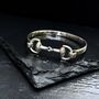 Personalised Sterling Silver Snaffle Bangle, thumbnail 2 of 12