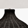 Black Rattan Table Lamp, thumbnail 4 of 8