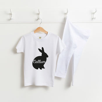 Personalised Bunny Rabbit Family Pyjamas, 4 of 5