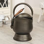Antique Footed Coal Bucket With Shovel, thumbnail 3 of 4