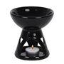 Black Deep Bowl Oil Burner And Wax Warmer, thumbnail 3 of 4