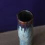 Hand Made Turquoise Ceramic Tall Vase, thumbnail 6 of 10