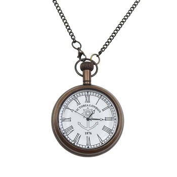 The Regent Custom Open Face Pocket Watch For Graduation Gift, 3 of 11